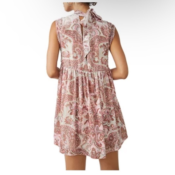 NWT FREE PEOPLE All the Time Velvet Mini Dress Sz L - Picture 7 of 16